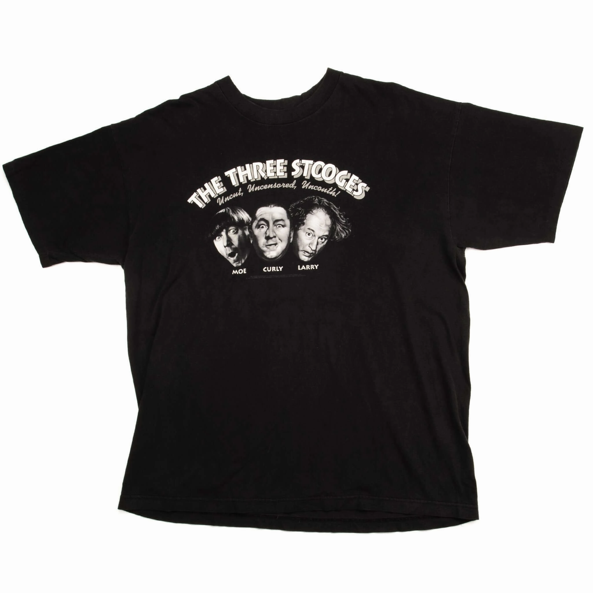 VINTAGE THE THREE STOOGES TEE SHIRT 1995 SIZE XL MADE IN USA
