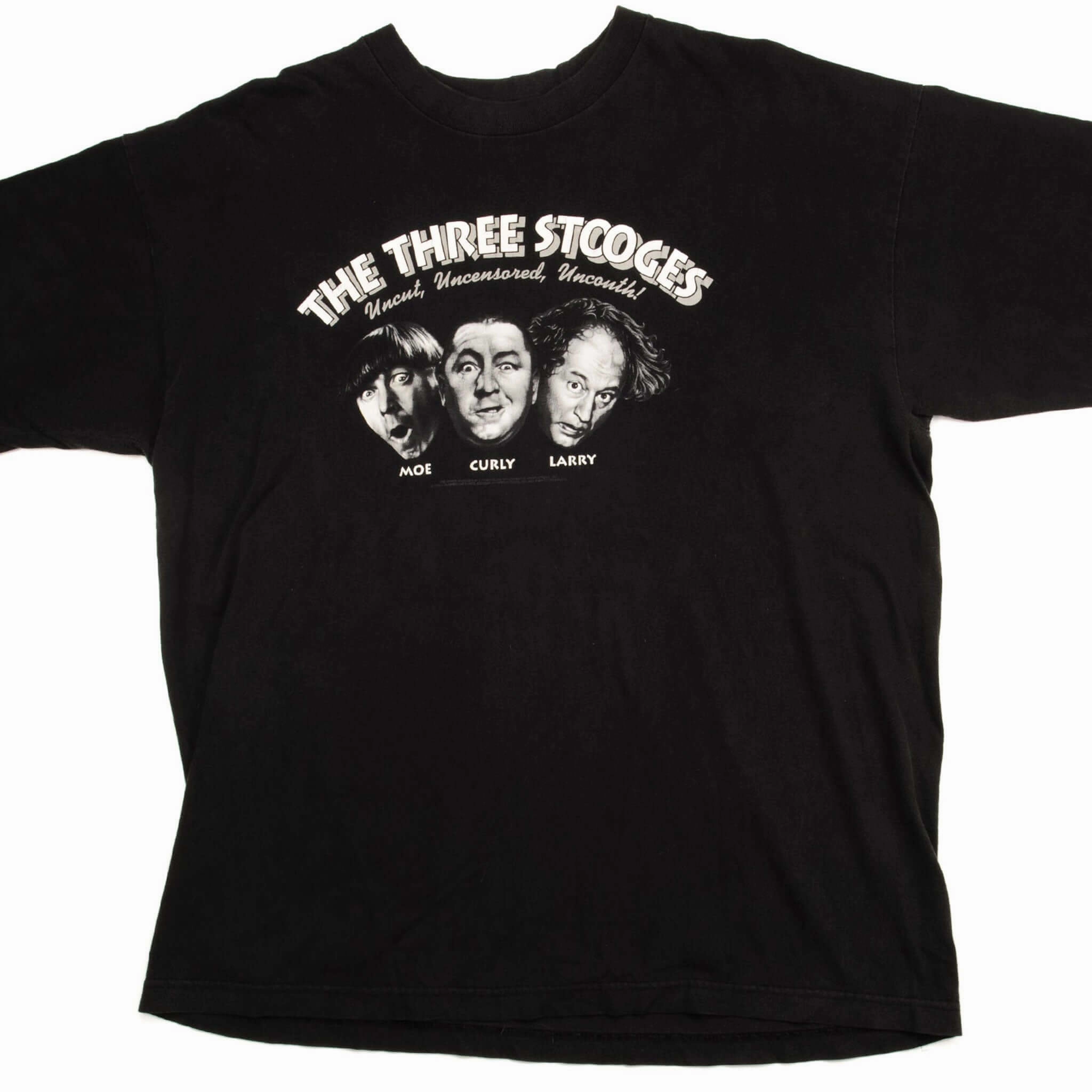 VINTAGE THE THREE STOOGES TEE SHIRT 1995 SIZE XL MADE IN USA