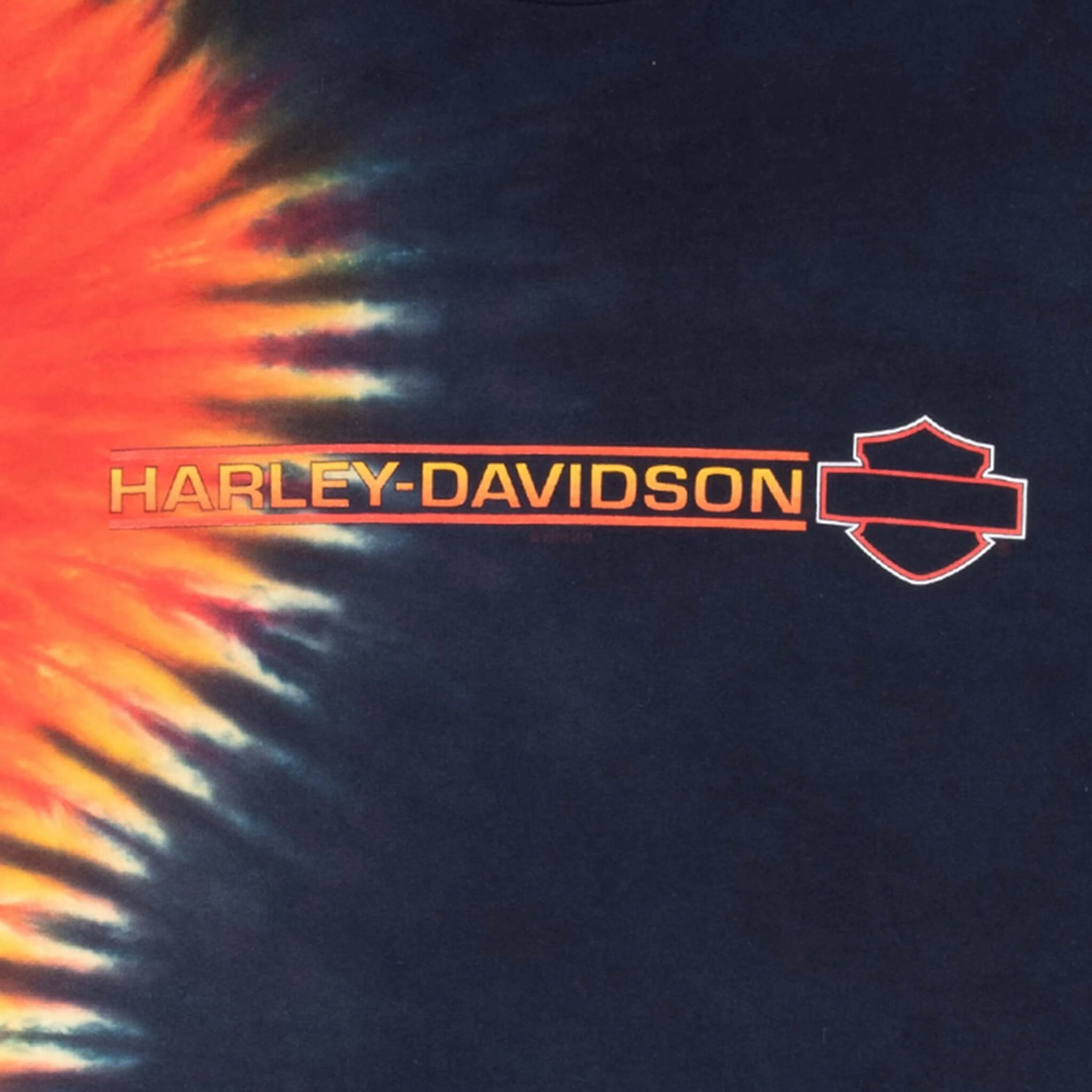 VINTAGE TIE DYE HARLEY DAVIDSON 2000 TEE SHIRT 2XL MADE IN USA