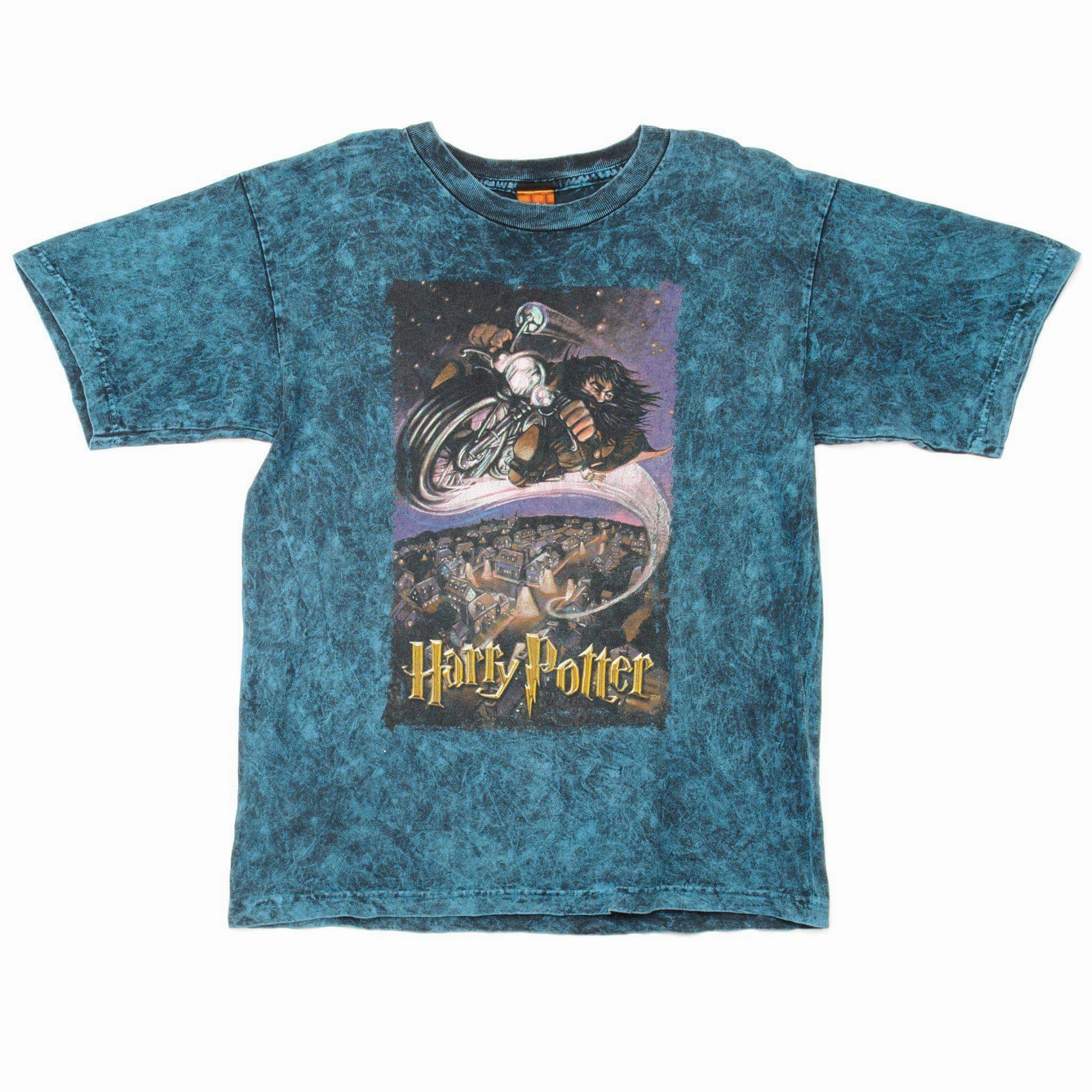 VINTAGE TIE-DYE HARRY POTTER TEE SHIRT 2000 SIZE MEDIUM