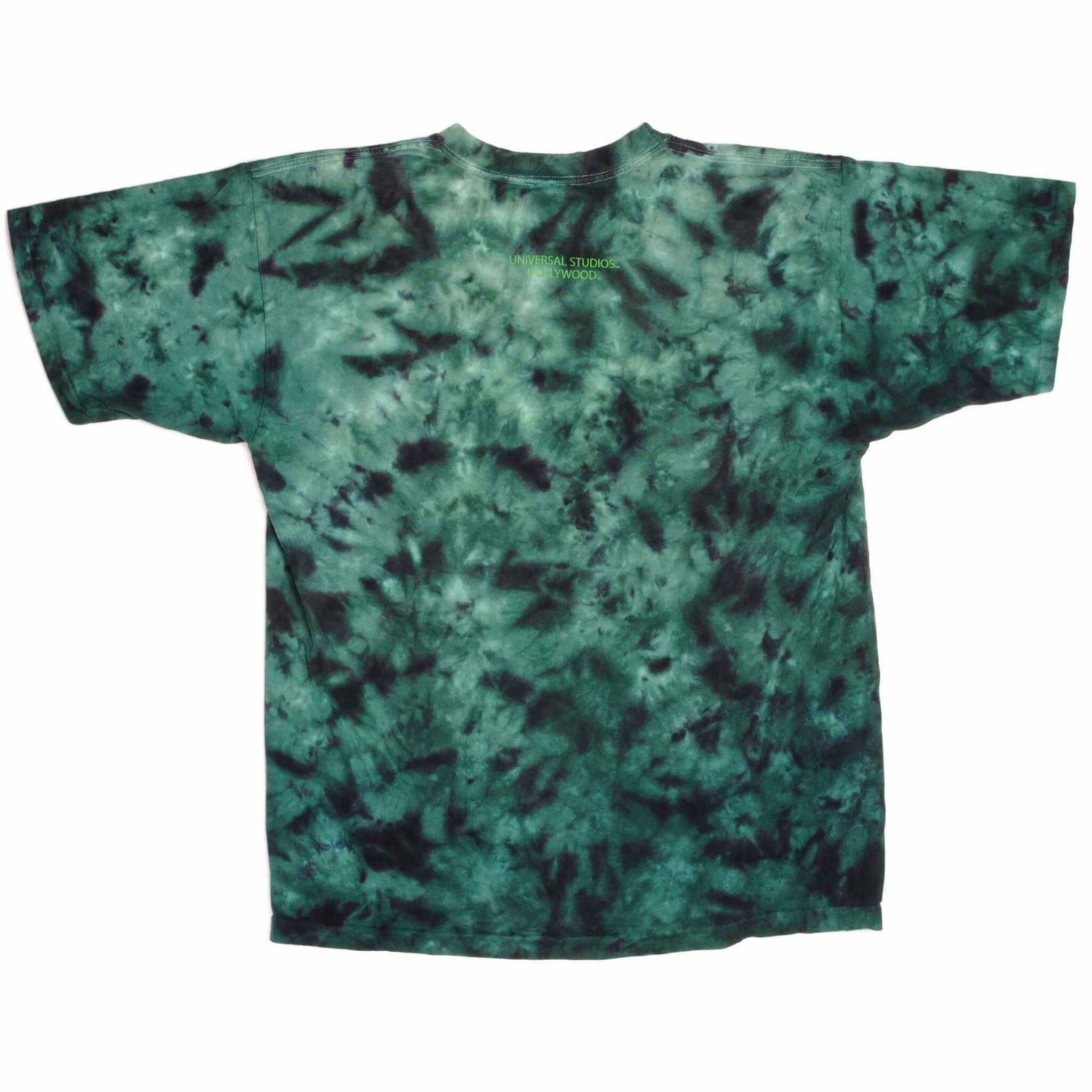 VINTAGE TIE-DYE UNIVERSAL STUDIOS HOLLYWOOD HULK TEE SHIRT 1990S XL MADE IN USA