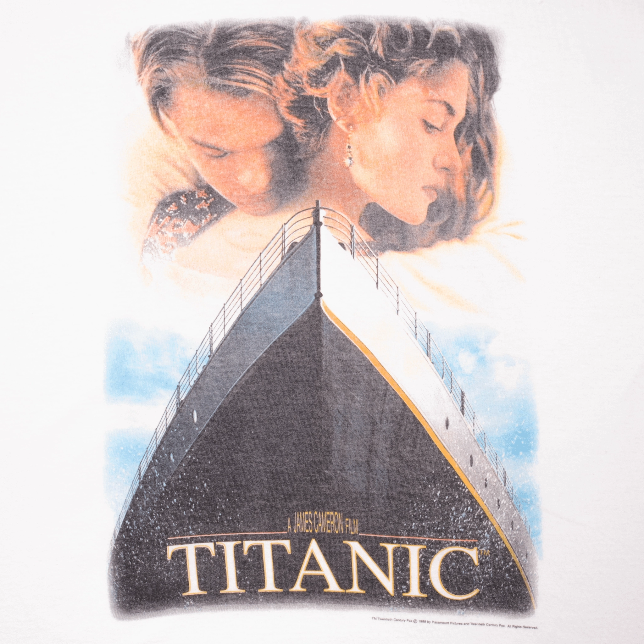 VINTAGE TITANIC MOVIE 1998 TEE SHIRT SIZE LARGE