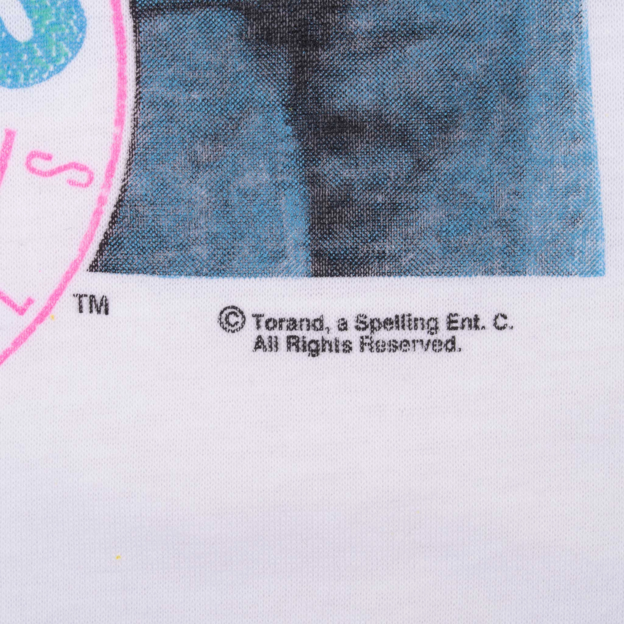 VINTAGE TV SHOW BEVERLY HILLS 90210 TEE SHIRT 1990S MEDIUM MADE IN USA