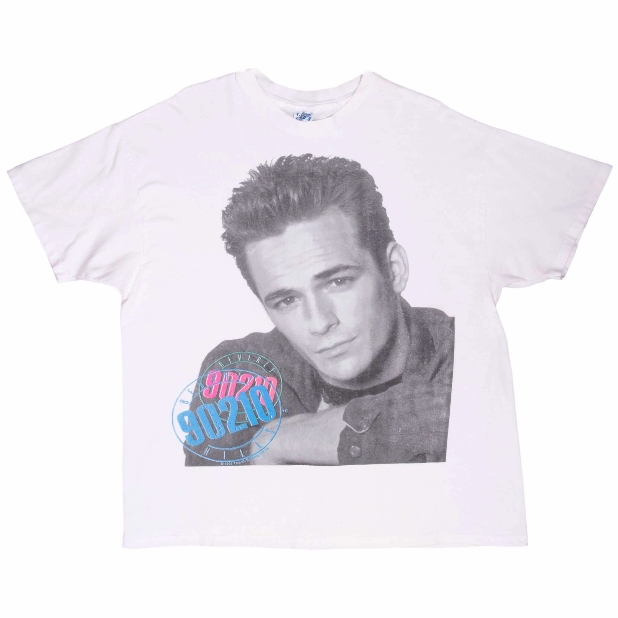 VINTAGE TV SHOW BEVERLY HILLS 90210 TEE SHIRT 1992 2XL MADE IN USA