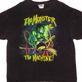 VINTAGE UNIVERSAL STUDIOS HULK THE MONSTER THE MACHINE TEE SHIRT 1999 SIZE XL