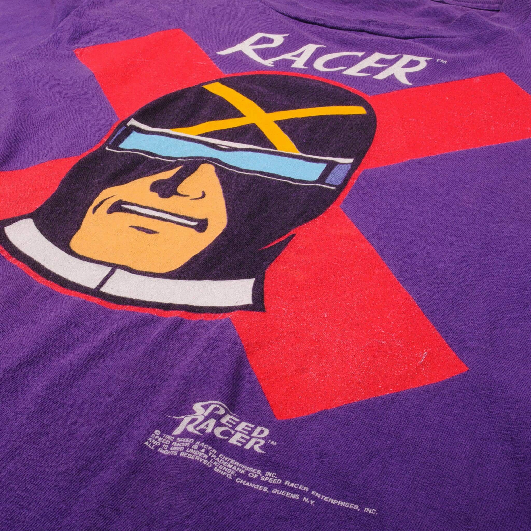 VINTAGE X RACER SPEED RACER 1992 TEE SHIRT SIZE LARGE MADE IN USA