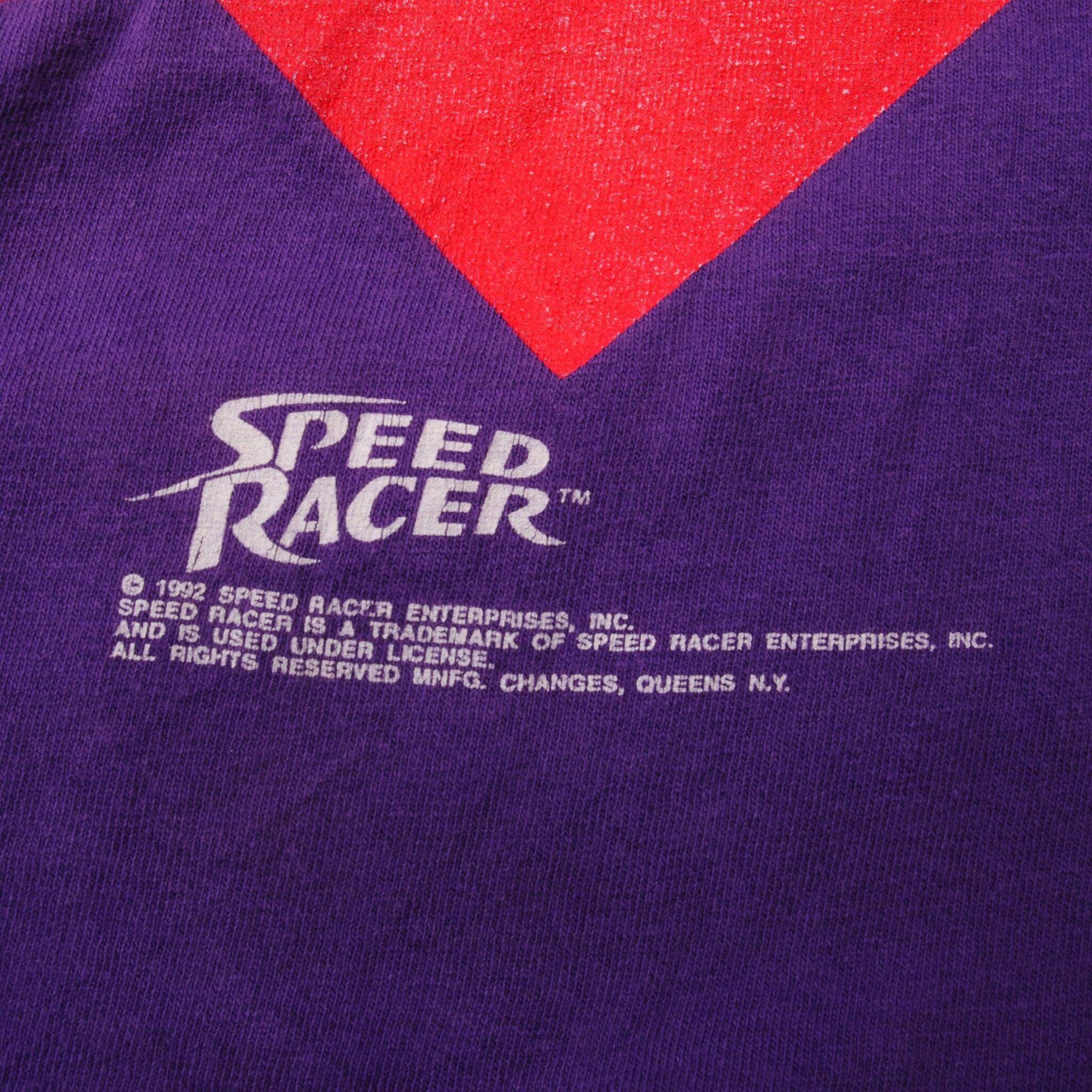 VINTAGE X RACER SPEED RACER 1992 TEE SHIRT SIZE LARGE MADE IN USA