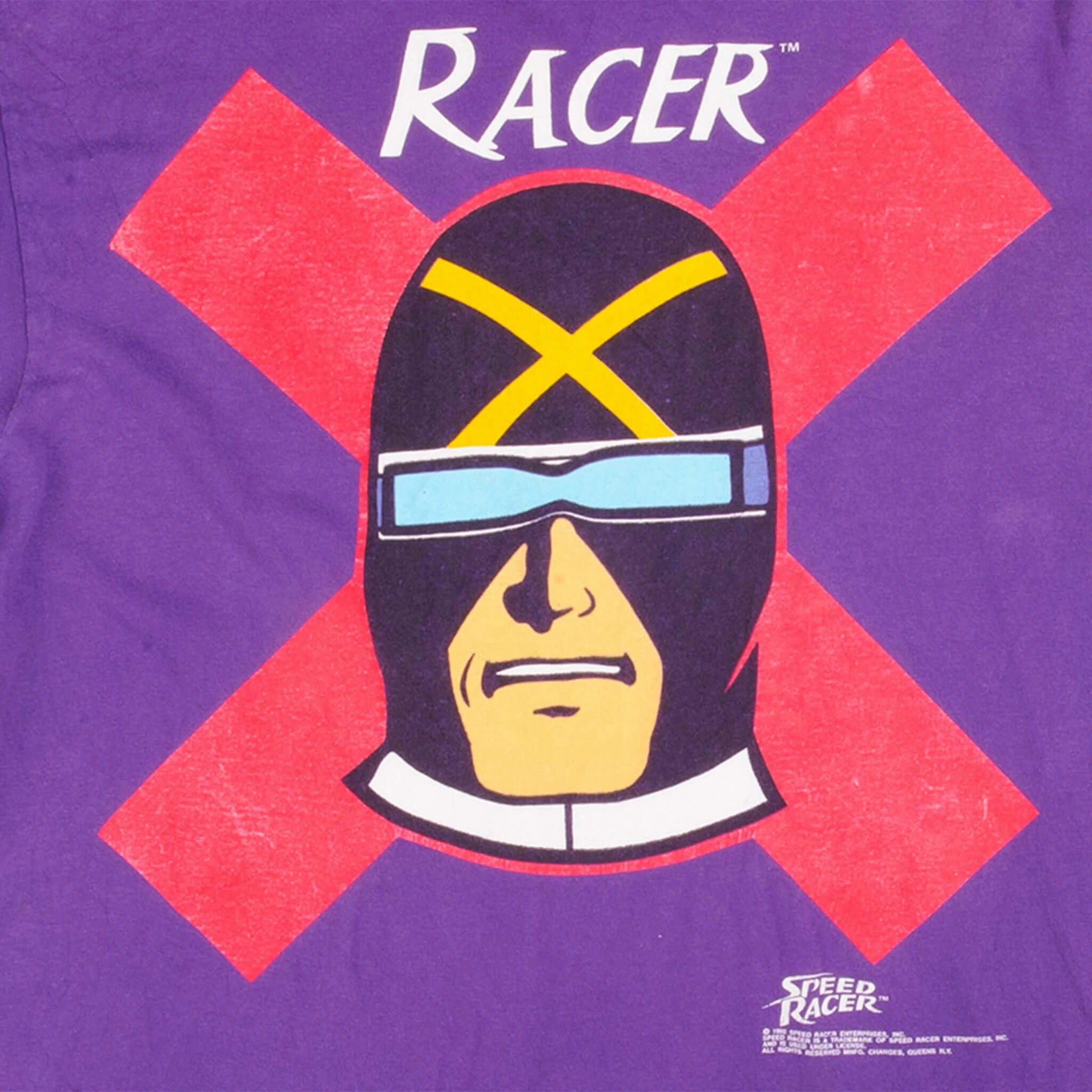 VINTAGE X RACER SPEED RACER 1992 TEE SHIRT SIZE LARGE MADE IN USA