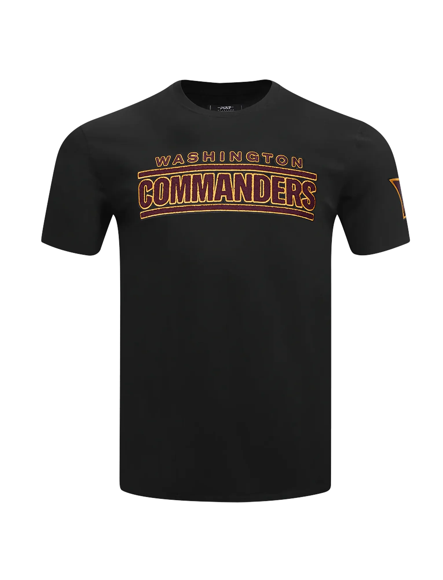 Washington Commanders Pro Standard NFL Classic Chenille Flex T-Shirt - Black