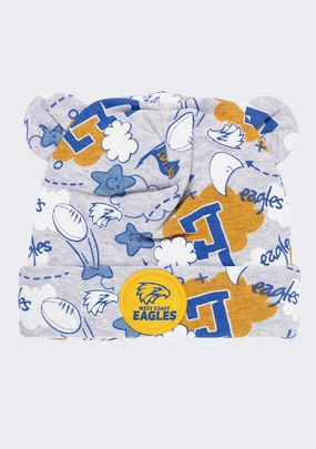 West Coast Eagles Baby Cloud Beanie