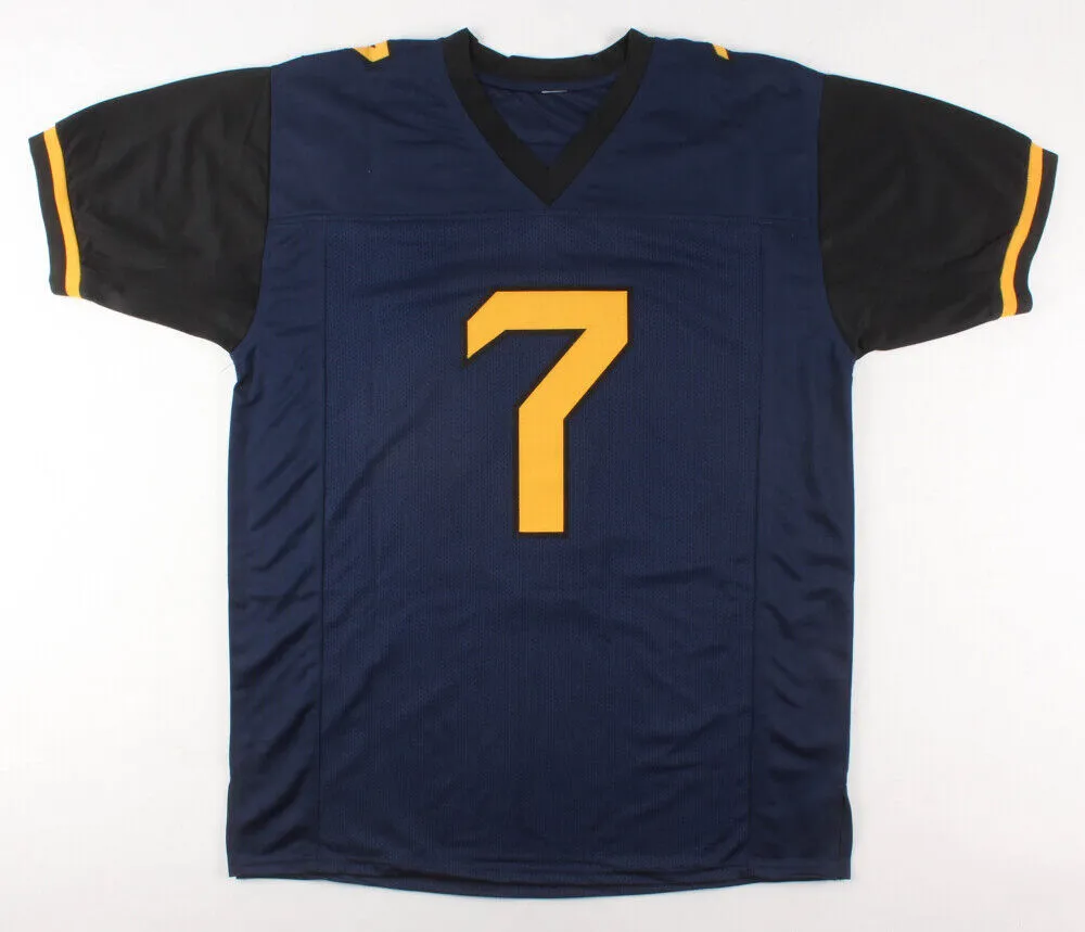 Will Grier Signed West Virginia Mountaineers Jersey (JSA) Carolina Panthers QB