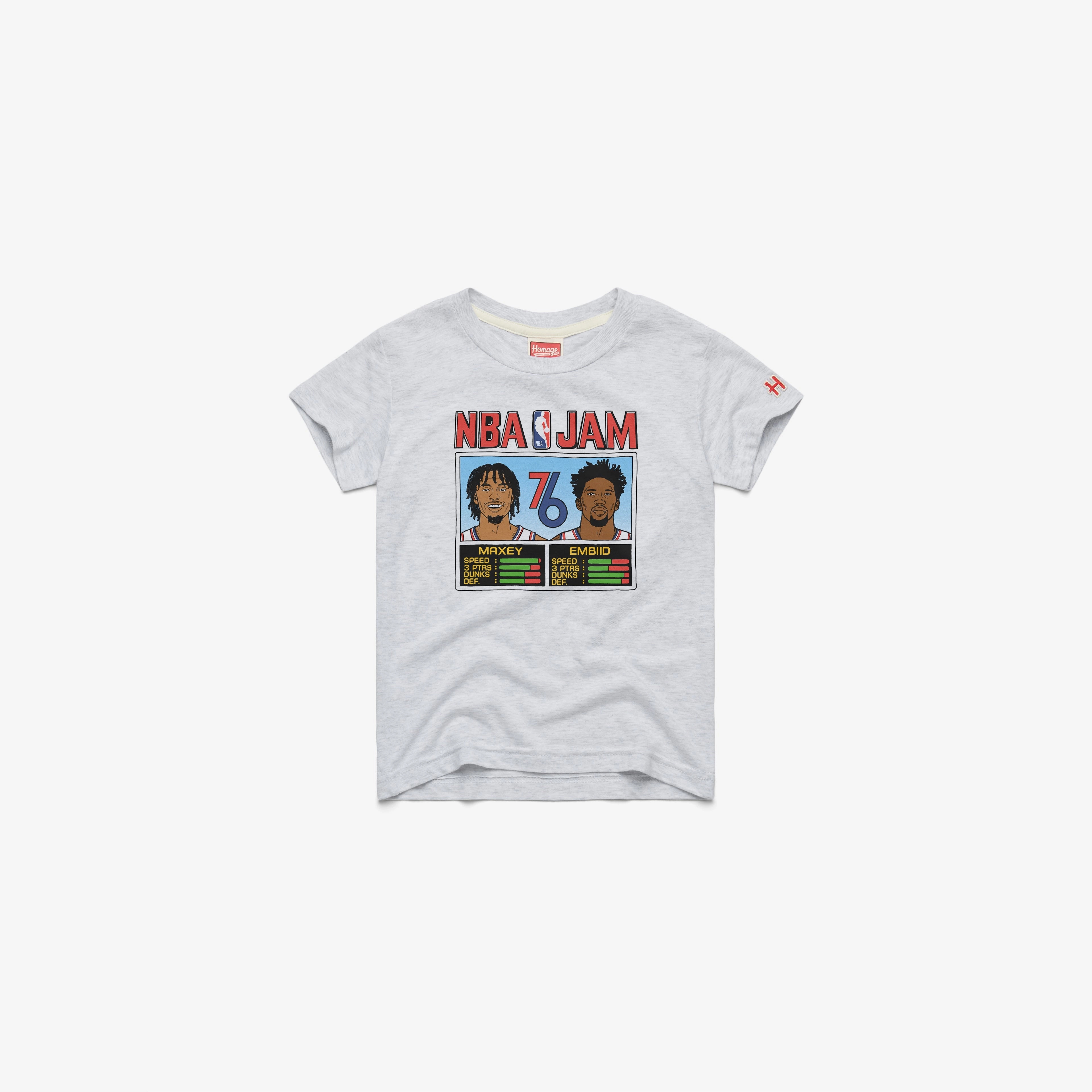Youth NBA Jam 76ers City Maxey And Embiid