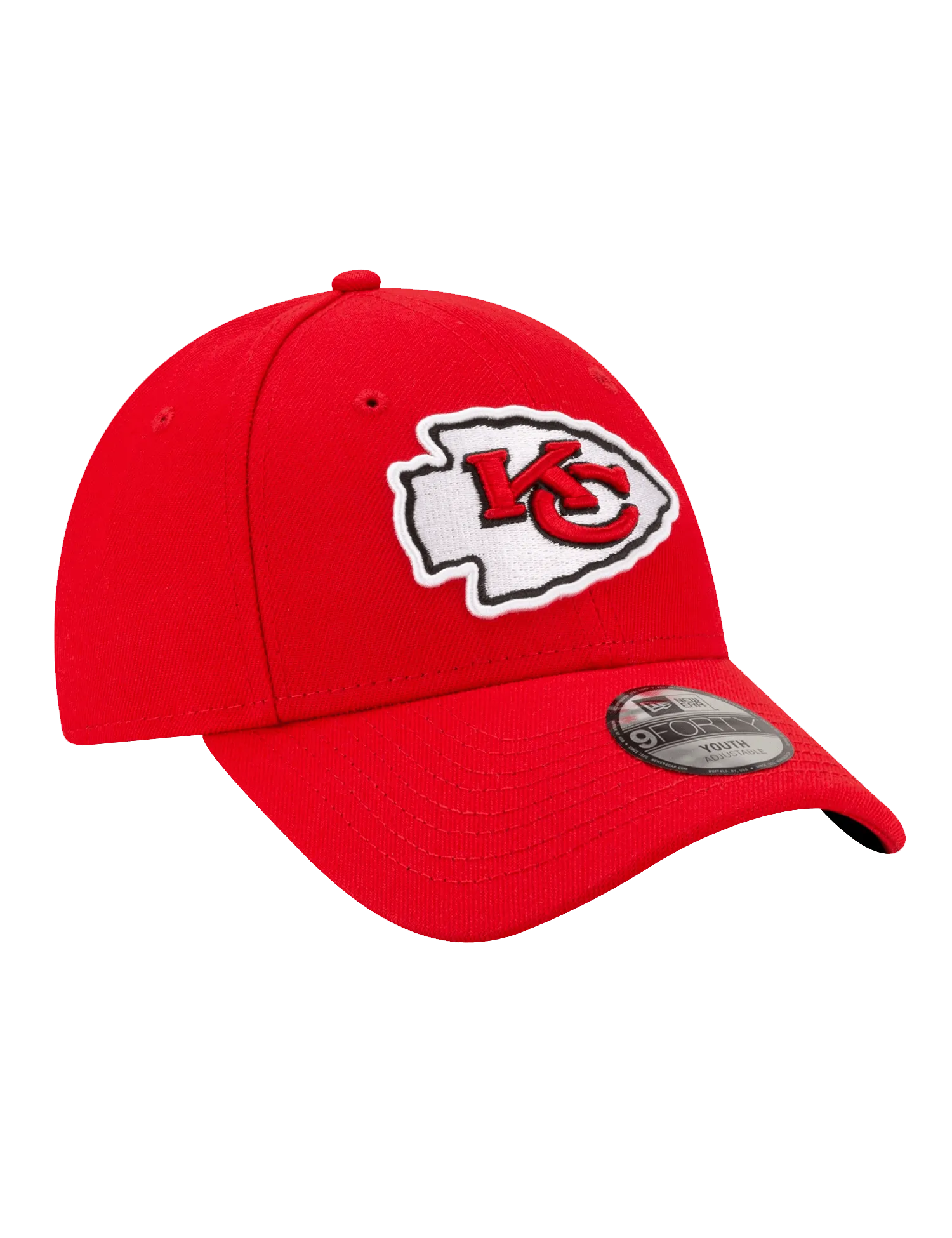 Youths Kansas City Chiefs New Era NFL Team 9FORTY Hat - Red
