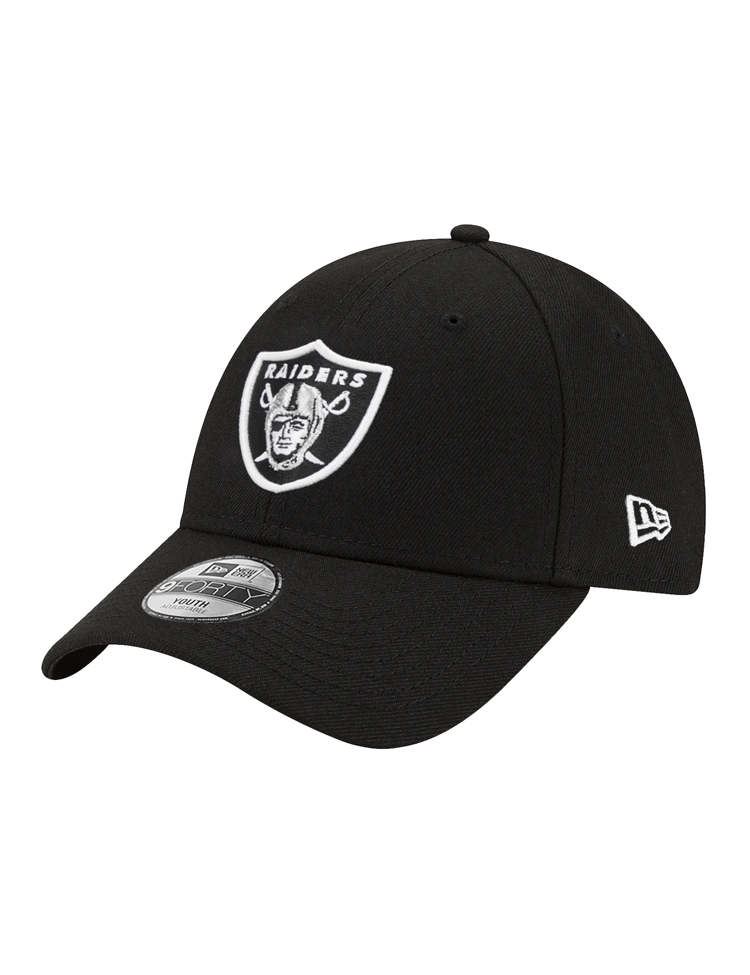 Youths Las Vegas Raiders New Era NFL Team 9FORTY Hat - Black