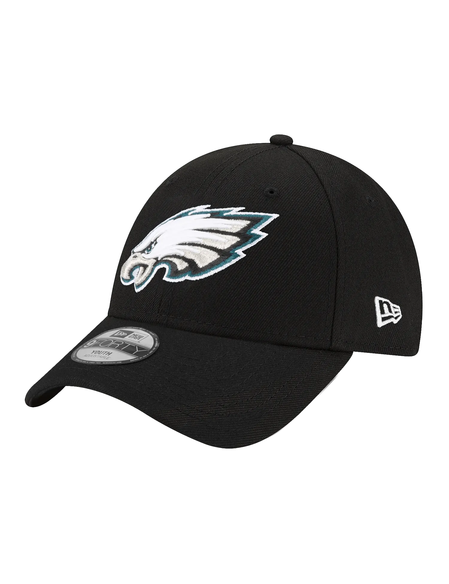 Youths Philadelphia Eagles New Era NFL Team 9FORTY Hat - Black
