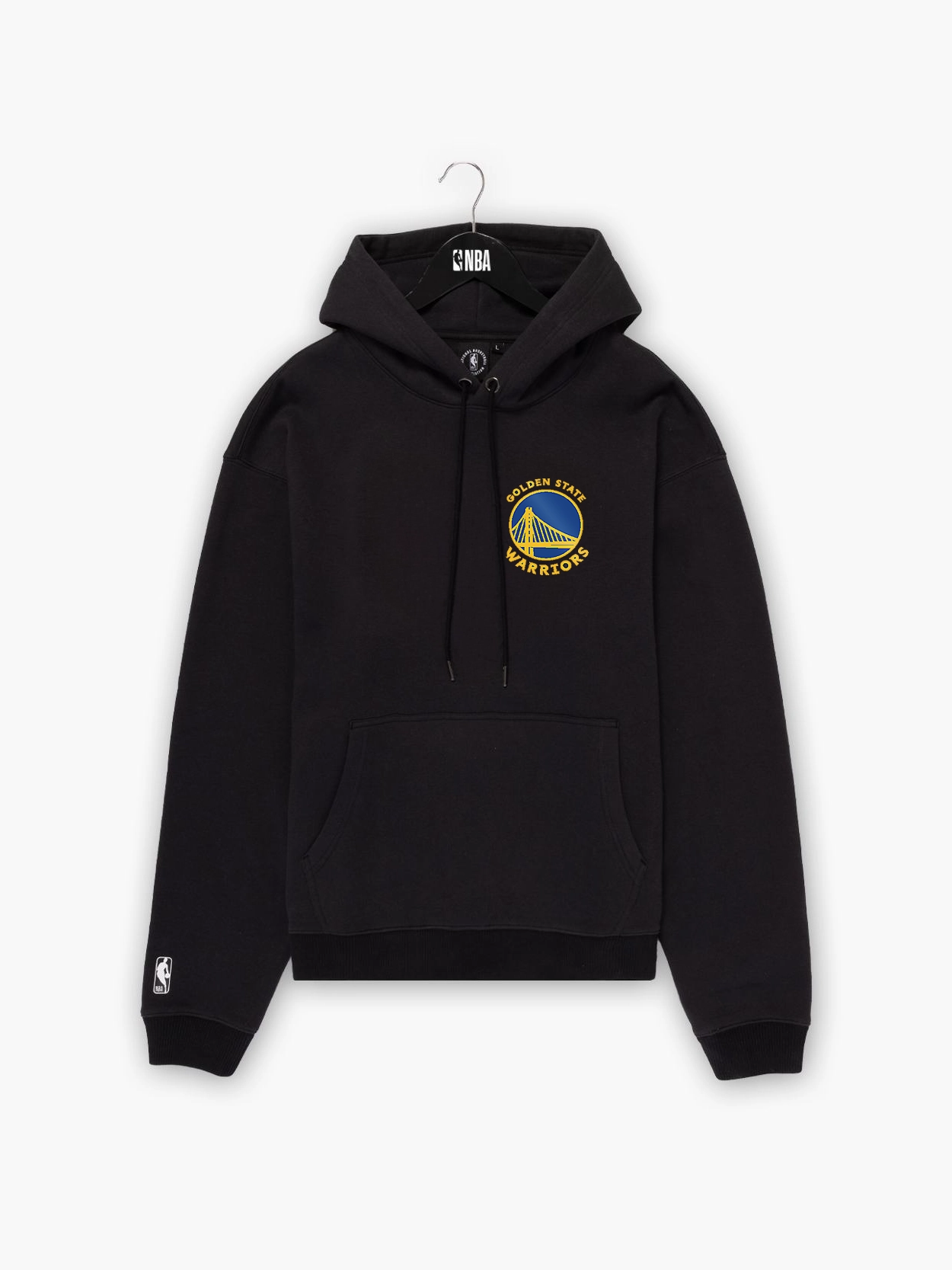Youths Golden State Warriors NBA Essentials Clarkdale Hoodie Jumper - Black