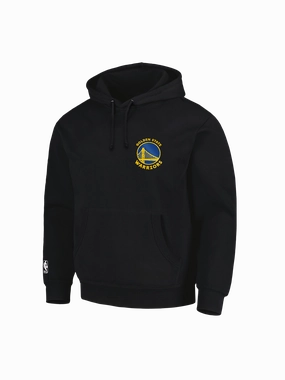 Youths Golden State Warriors NBA Essentials Clarkdale Hoodie Jumper - Black