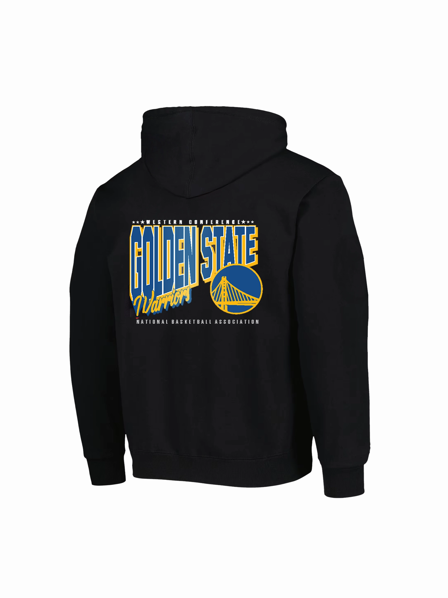 Youths Golden State Warriors NBA Essentials Clarkdale Hoodie Jumper - Black