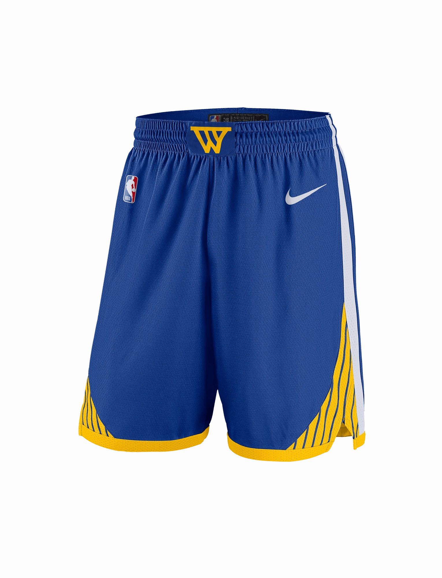 Youths Golden State Warriors Nike NBA Icon Swingman Shorts - Blue