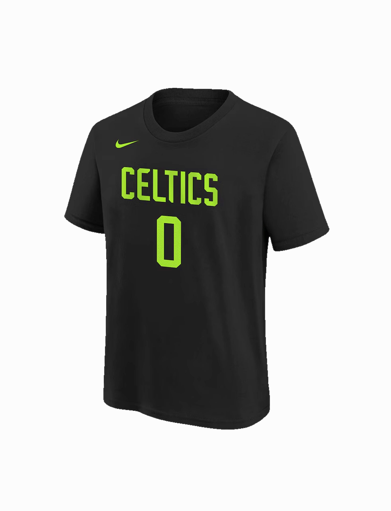 Youths Jayson Tatum Boston Celtics Nike NBA 24-25 City Edition T-Shirt - Black