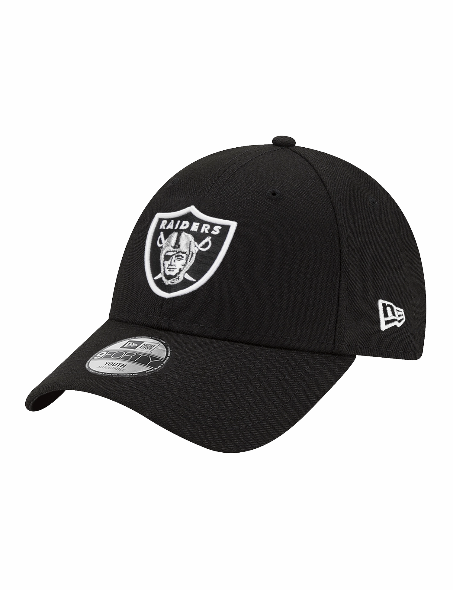 Youths Las Vegas Raiders New Era NFL Team 9FORTY Hat - Black
