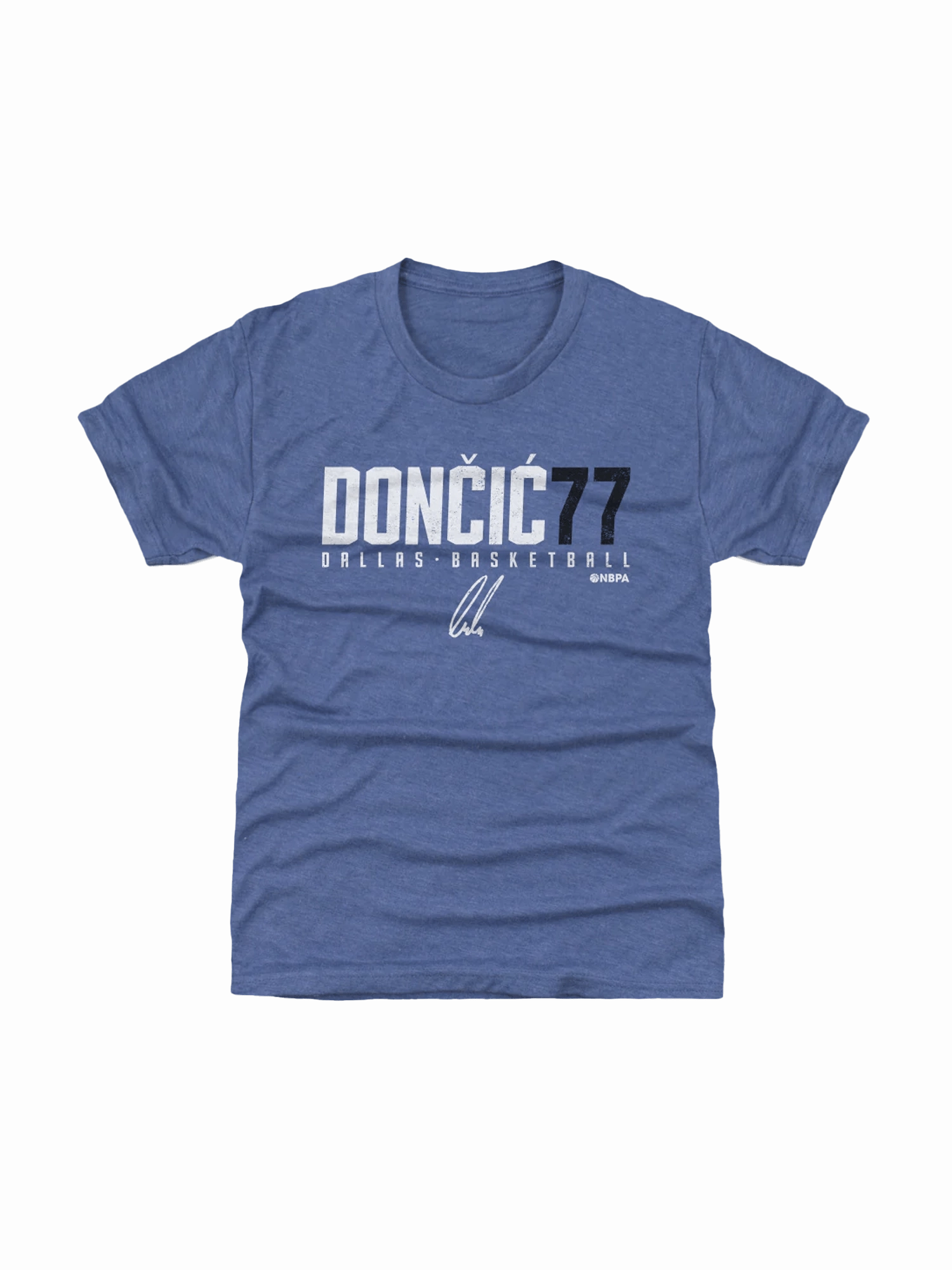 Youths Luka Doncic Dallas Mavericks 500 Level NBA Elite T-Shirt - Blue