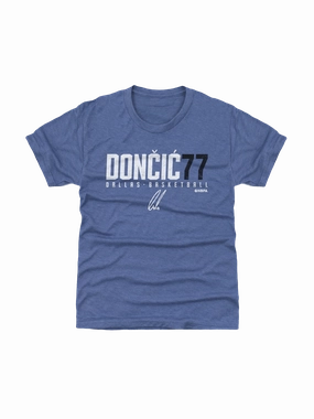 Youths Luka Doncic Dallas Mavericks 500 Level NBA Elite T-Shirt - Blue